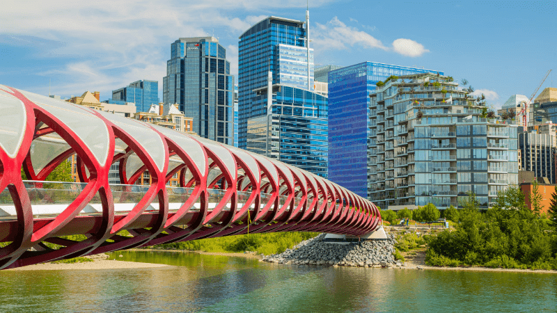 A bridge from Nisku, Alberta Canada