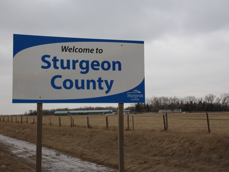 Welcome to Sturgeon County sign