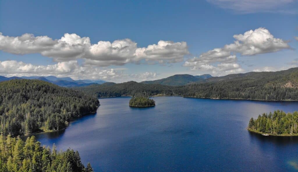 Discovery Passage and Quadra Island