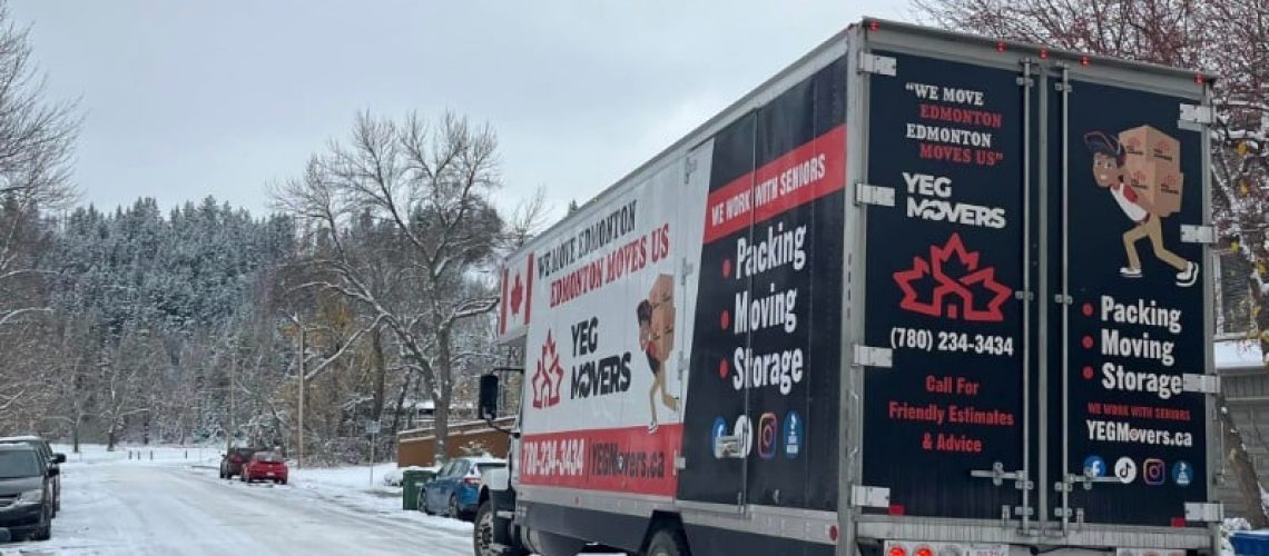 YEG Edmonton Movers' truck can carry all of your belongings safely and securely.